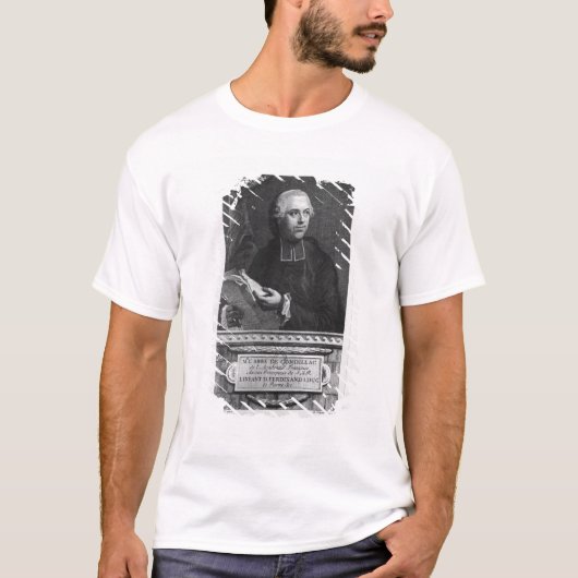 Etienne Bonnot de Condillac T-shirt (Voorkant)
