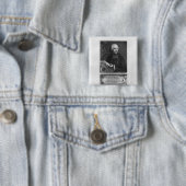 Etienne Bonnot de Condillac Vierkante Button 5,1 Cm (In situ)