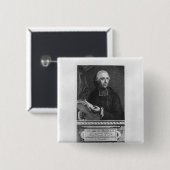 Etienne Bonnot de Condillac Vierkante Button 5,1 Cm (Voorkant /achterkant)