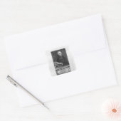 Etienne Bonnot de Condillac Vierkante Sticker (Envelop)