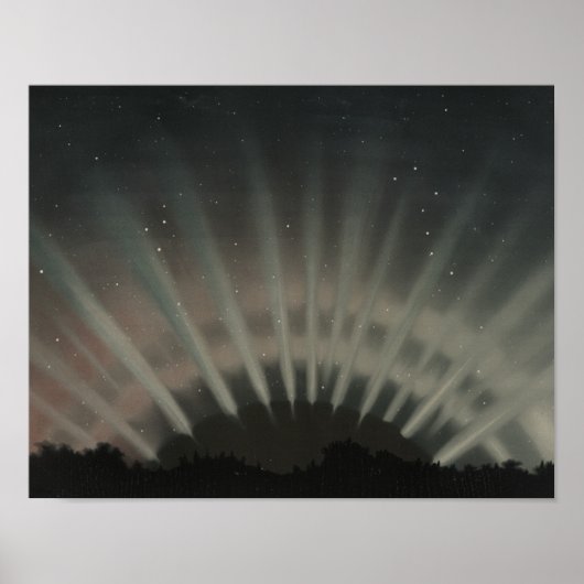 Etienne Leopold Trouvelot - Aurora Borealis Poster (Voorkant)