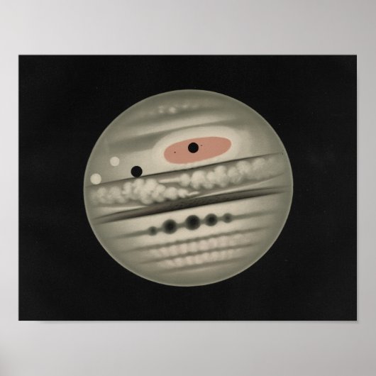 Etienne Leopold Trouvelot - The Planet Jupiter Poster (Voorkant)