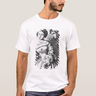 Etienne Lousteau spreekt met een actrice T-shirt