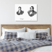 Etienne Mehul en Giacomo Meyerbeer Canvas Afdruk (Insitu (Slaapkamer))