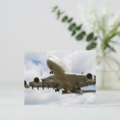 Etihad Airbus A380 Briefkaart (Staand voorkant)