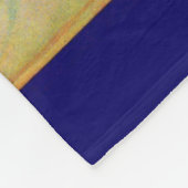 Etiket 1930-vruchten Victoria-sinaasappels Fleece Deken (Hoek)