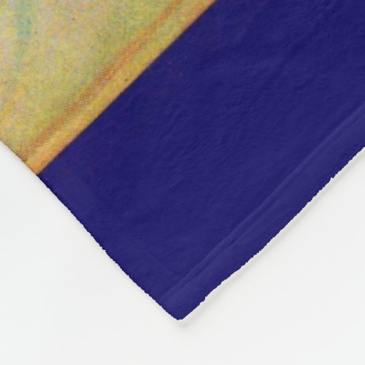 Etiket 1930-vruchten Victoria-sinaasappels Fleece Deken (Hoek)