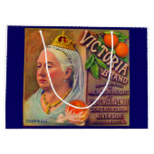 Etiket 1930-vruchten Victoria-sinaasappels Groot Cadeauzakje (Achterkant)