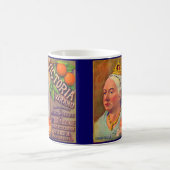 Etiket 1930-vruchten Victoria-sinaasappels Koffiemok (Center)