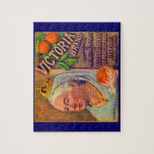 Etiket 1930-vruchten Victoria-sinaasappels Legpuzzel (Verticaal)