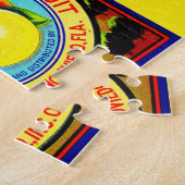 Etiket 1940 op fruitkratten Moonbeam citrus Legpuzzel (Zijkant)