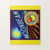 Etiket 1940 op fruitkratten Moonbeam citrus Legpuzzel (Verticaal)