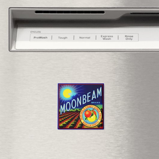 Etiket 1940 op fruitkratten Moonbeam citrus Magneet (Insitu (Vaatwasser))