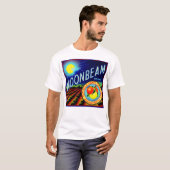 Etiket 1940 op fruitkratten Moonbeam citrus T-shirt (Voorkant volledig)