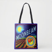 Etiket 1940 op fruitkratten Moonbeam citrus Tote Bag (Voorkant)