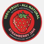 Etiket aardbeienpictogram (Voorkant)