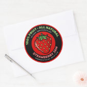 Etiket aardbeienpictogram (Envelop)