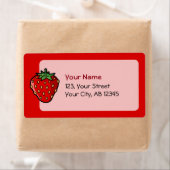 Etiket aardbeienpictogram (Insitu)