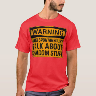 Etiket ADHD-waarschuwing T-shirt
