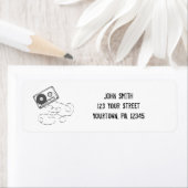 Etiket adres Cassettebandje (Insitu)