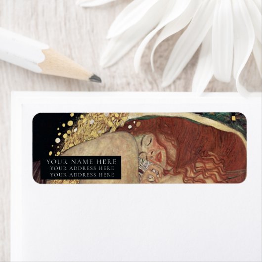 ETIKET ADRES : GUSTAV KLIMT : DANAE (Insitu)