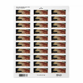 ETIKET ADRES : GUSTAV KLIMT : DANAE (Full Sheet)