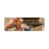 ETIKET ADRES : GUSTAV KLIMT : DE BRIDE (Voorkant)