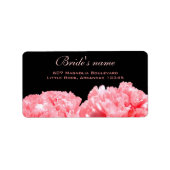 Etiket adres vrijgezellenfeest (Voorkant)