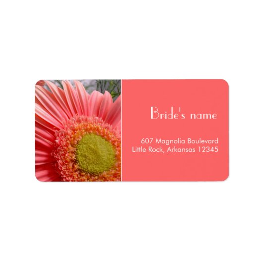 Etiket adres vrijgezellenfeest (Voorkant)