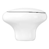 Etiket afval keramische knop (Zijkant)