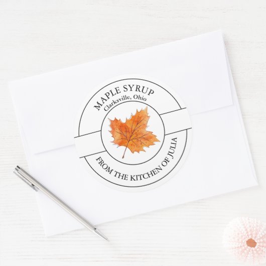 Etiket ahornstroop (Envelop)