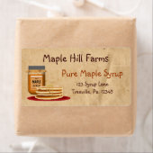 Etiket ahornstroop (Insitu)