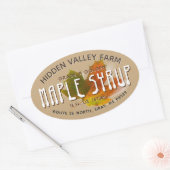 Etiket ahornstroop (Envelop)