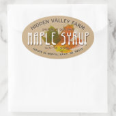 Etiket ahornstroop (Tas)