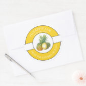 Etiket ananasjam (Envelop)