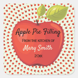 Etiket Apple Product Canning