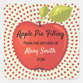 Etiket Apple Product Canning