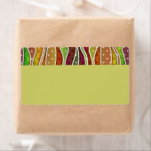 ETIKET  AUTUMN STRIPES - NAAM TAG (Insitu)