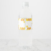 Etiket baby shower fles bijen (Achterkant)
