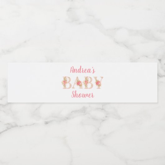 Etiket Babymeisje (Enkel label)