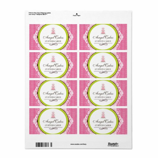 Etiket bakkerij (Full Sheet)