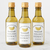 Etiket bananenextract (Flessen)