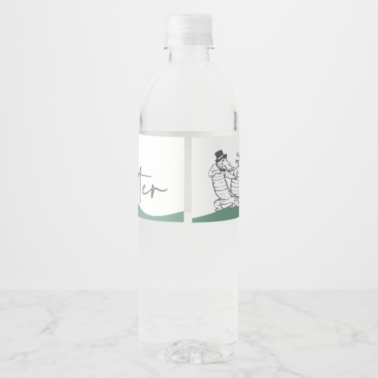 Etiket Bayou Water Fles (Achterkant)