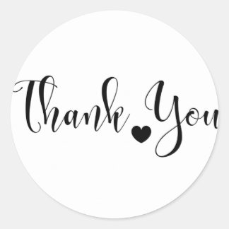 Etiket bedank sticker