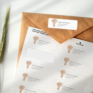 Etiket beer Blauw en Roze ballonnen Baby shower