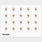 Etiket bewerkbare noten Sticker (Vel)