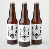 Etiket bier Ingrediënten bier Etiket flesje (Flessen)