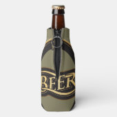 Etiket bier Ontwerpflesje/Koelbox Flesjeskoeler (Fles Achterkant)
