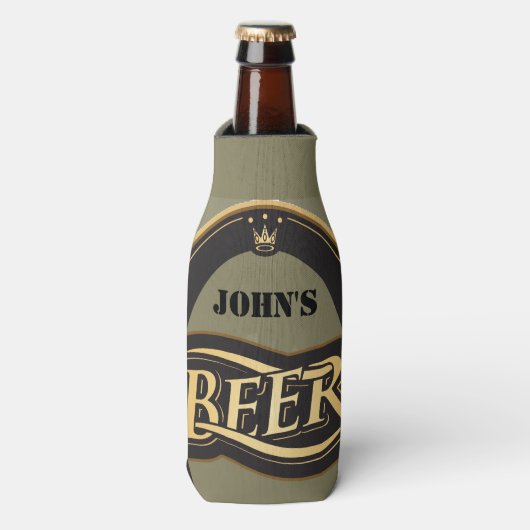Etiket bier Ontwerpflesje/Koelbox Flesjeskoeler (Fles Voorkant)