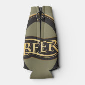 Etiket bier Ontwerpflesje/Koelbox Flesjeskoeler (Achterkant)